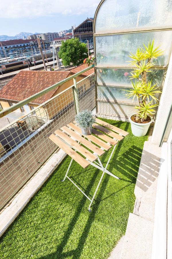 Apparthotel T3 Epicservices Saint-Charles Marseille Exteriör bild
